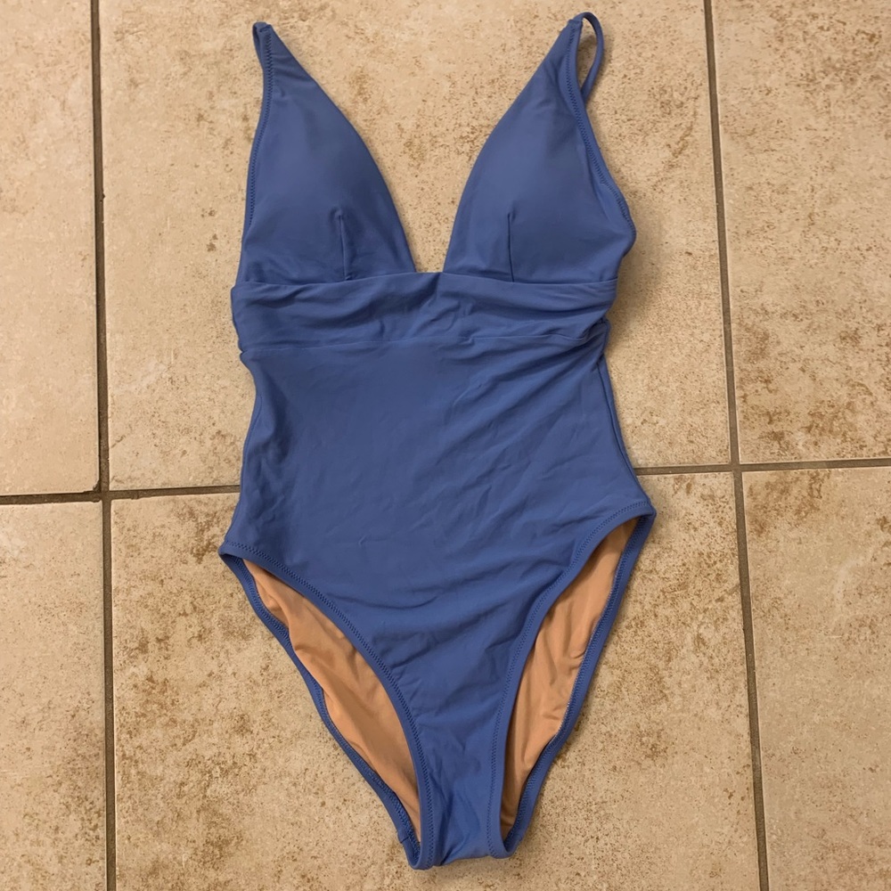 J. Crew plunge v neck one piece